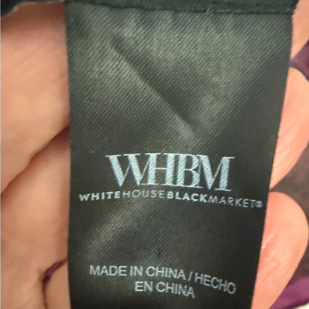 White House Black Market Elegant Floral Scarf - Picture 3 of 4